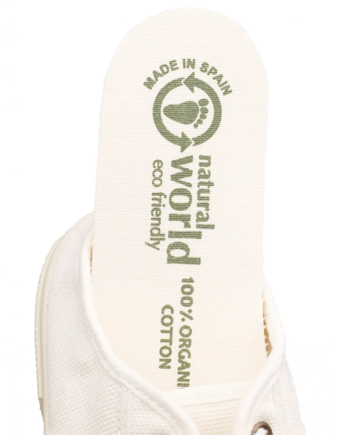 NATURAL WORLD Zapatillas Lona Blancas