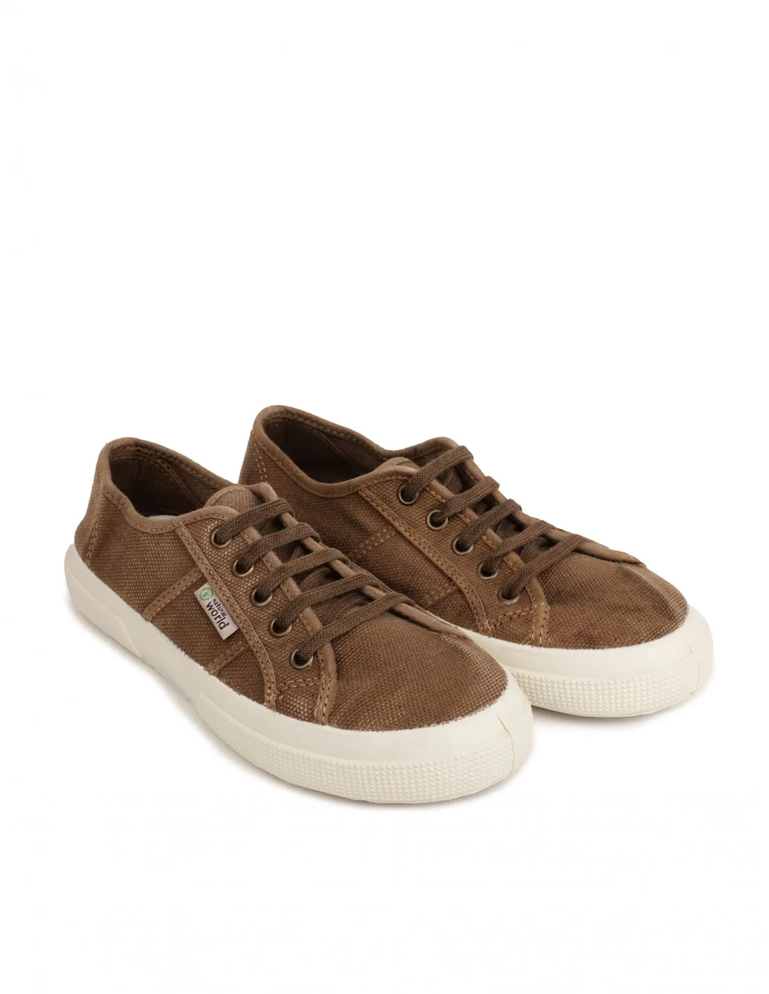 NATURAL WORLD Zapatillas Lona Marrones