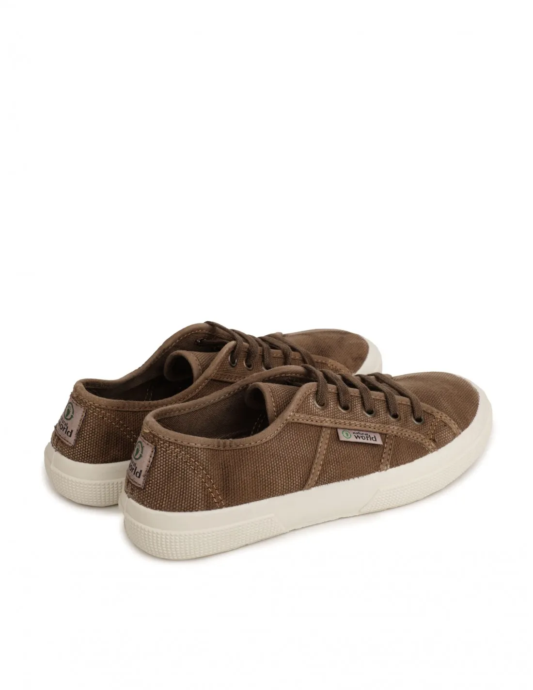 NATURAL WORLD Zapatillas Lona Marrones
