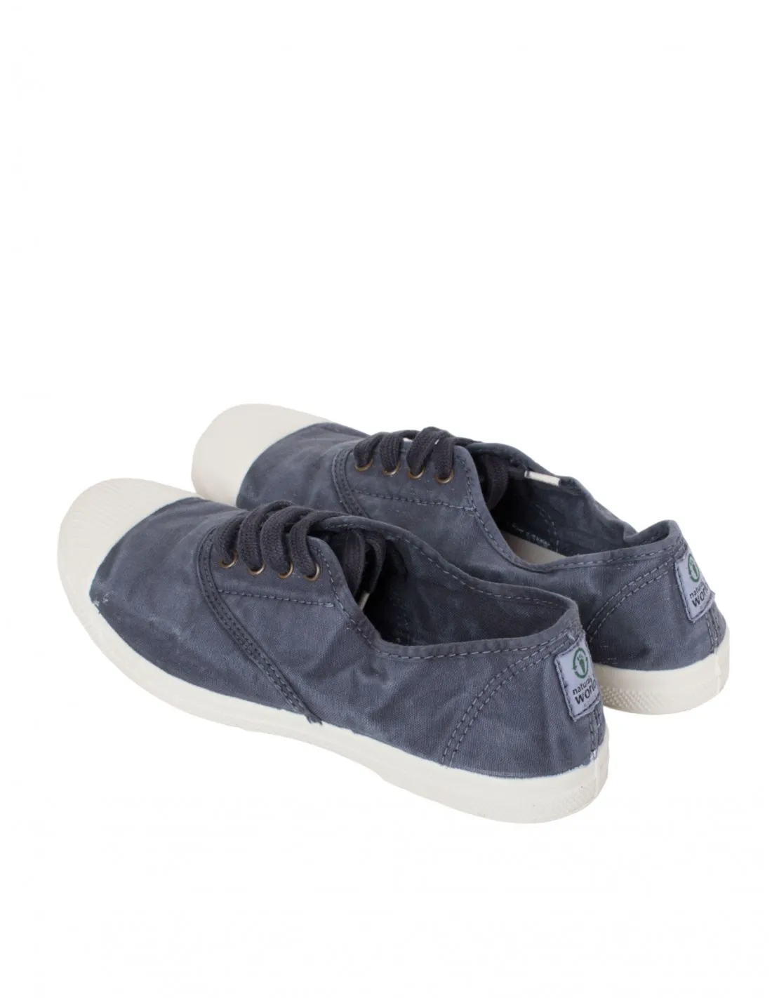 NATURAL WORLD Zapatillas Lona Puntera Azules