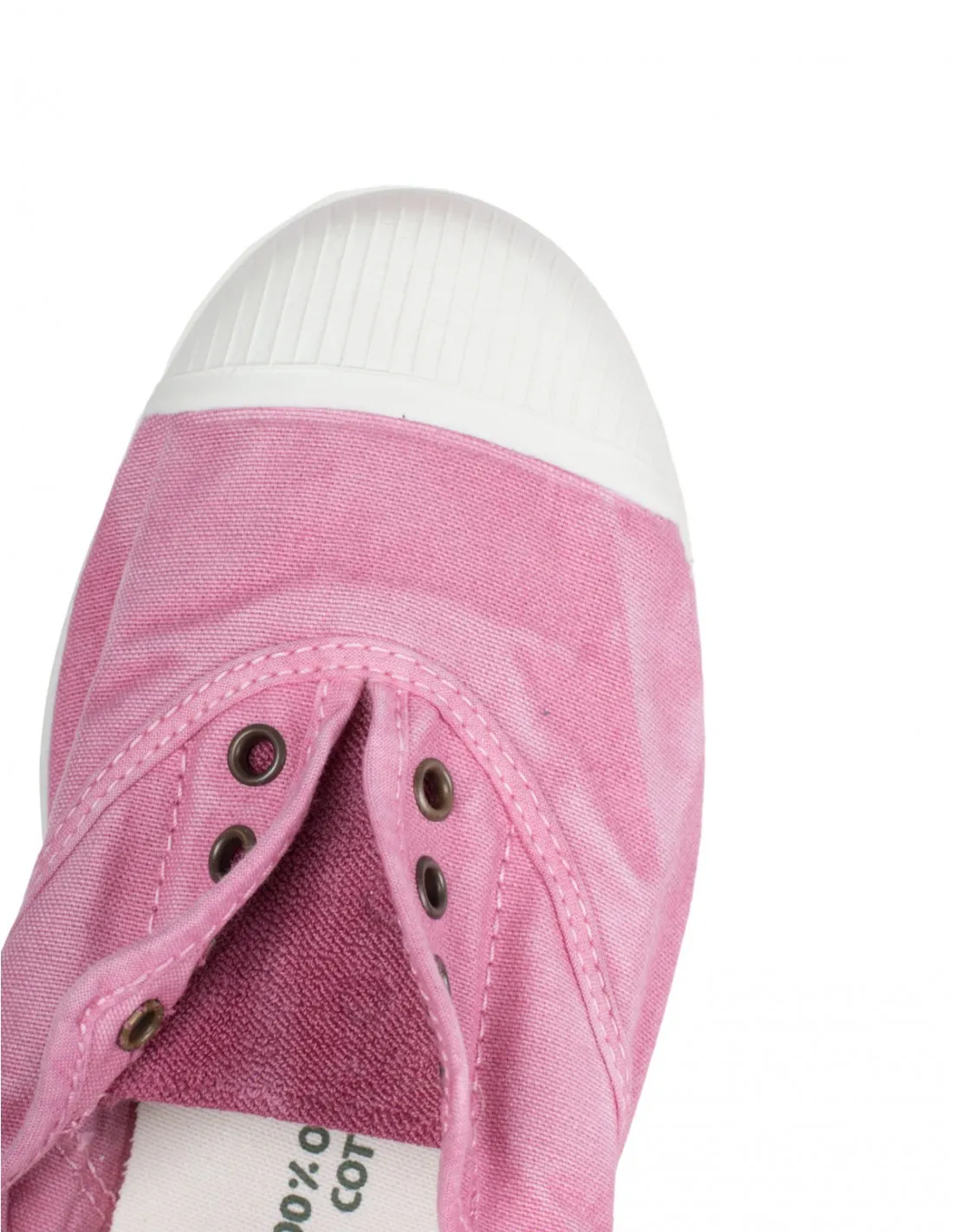 NATURAL WORLD Zapatillas Lona Puntera Rosa