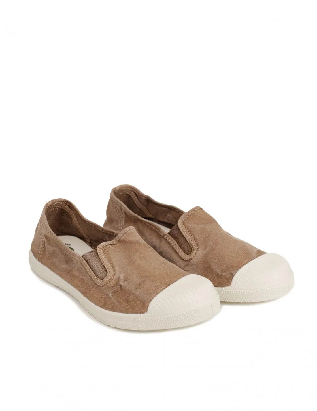 NATURAL WORLD Zapatillas Lona Sin Cordones Beige