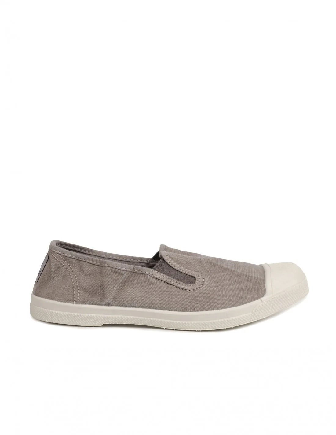 NATURAL WORLD Zapatillas Lona Sin Cordones Gris