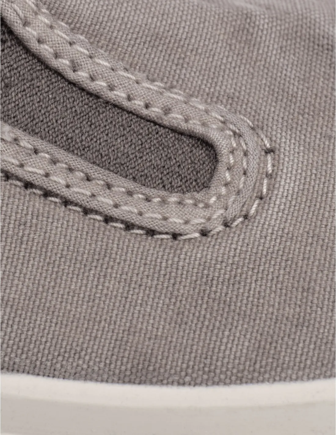 NATURAL WORLD Zapatillas Lona Sin Cordones Gris