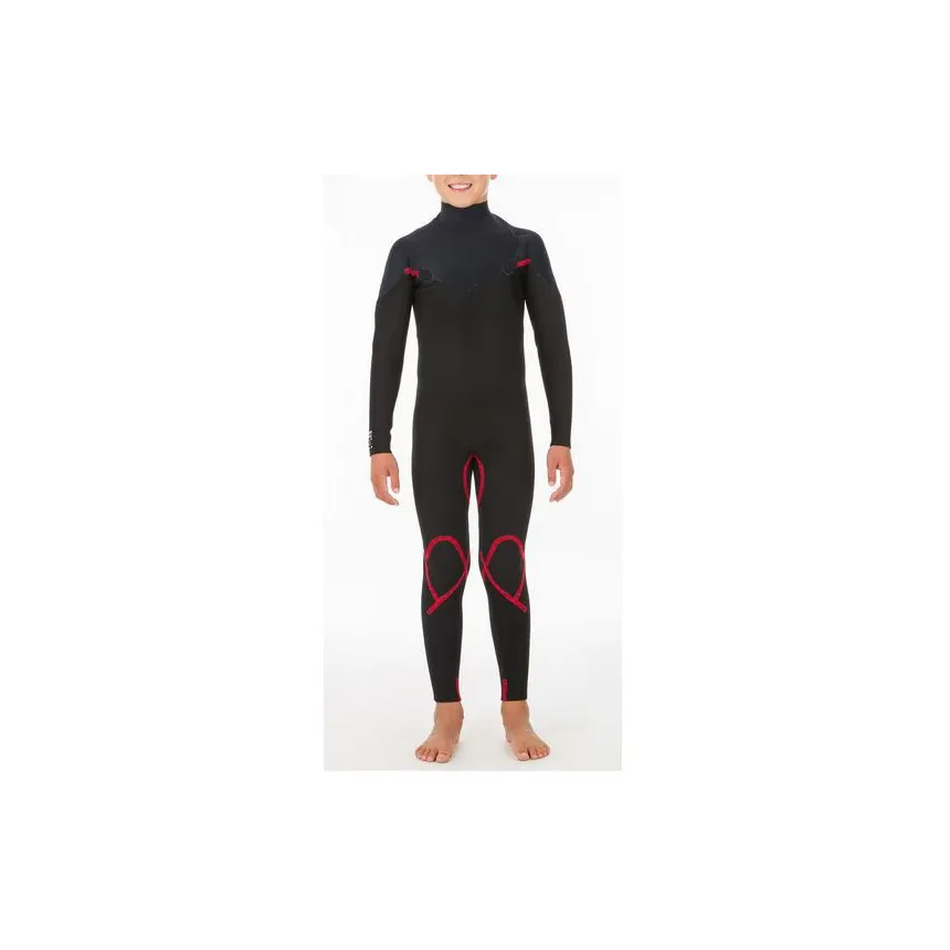 Neopreno Surf Niños Rip Curl Junior Dawn Patrol 5/3 MM Cremallera En Pecho Limón