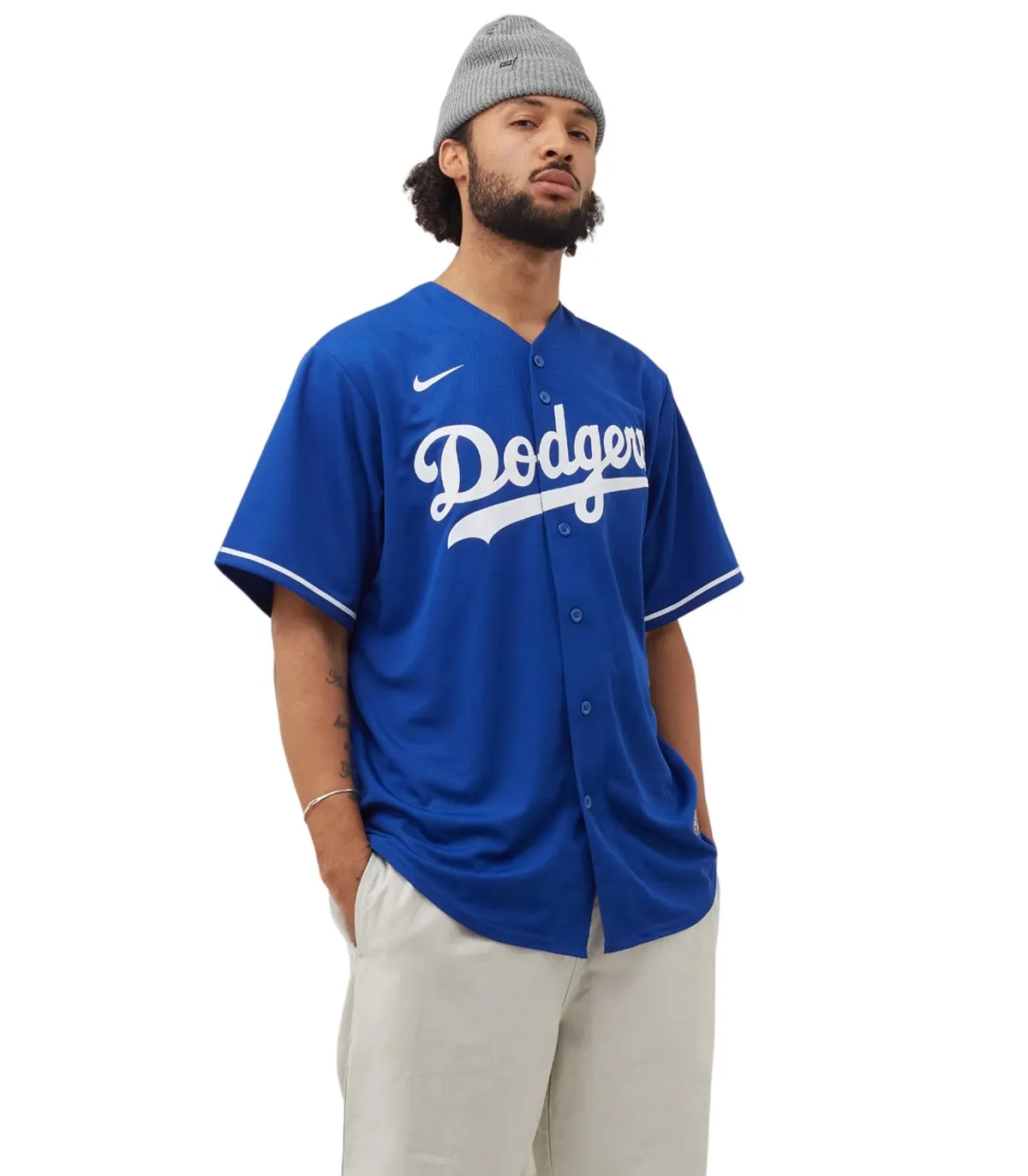 NIKE  CAMISETA PARA HOMBRE AZUL  LOS ÁNGELES DODGERS