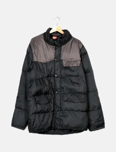 Nike Cazadora negra acolchada