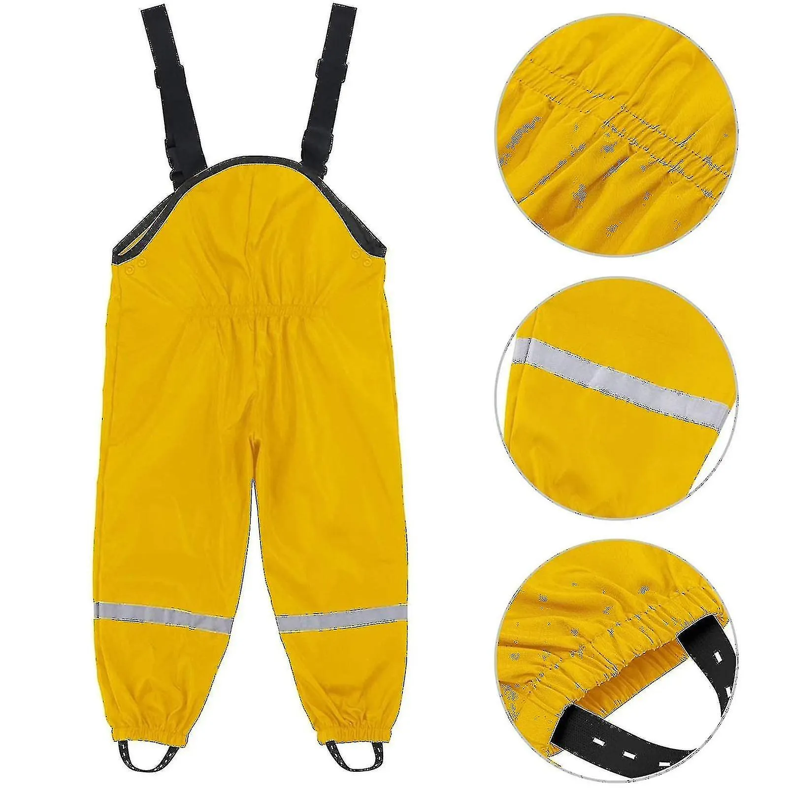 Nuevos pantalones unisex para niños a prueba de viento y pantalones de barro impermeables