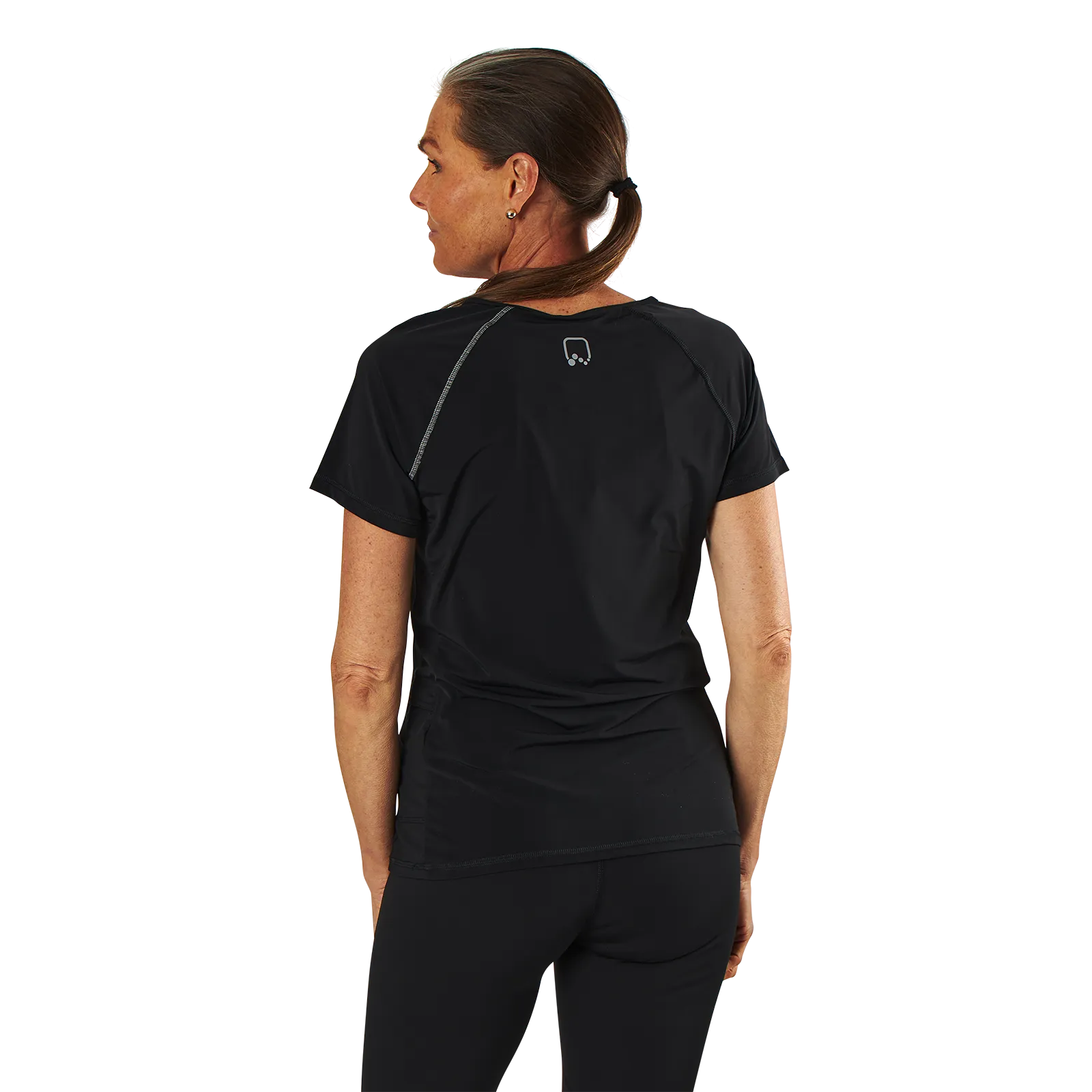 Only Play Performance Run  Ss Tee Black