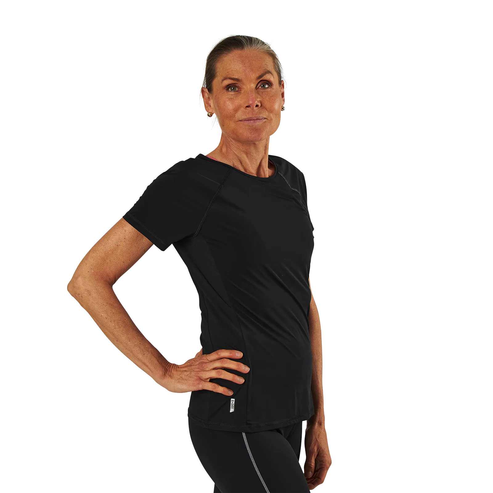 Only Play Performance Run  Ss Tee Black