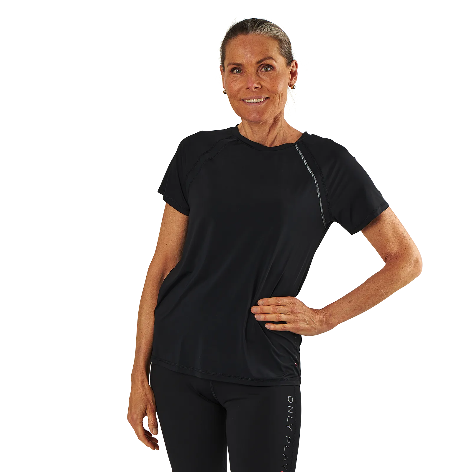 Only Play Performance Training Loose Ss Tee Black
