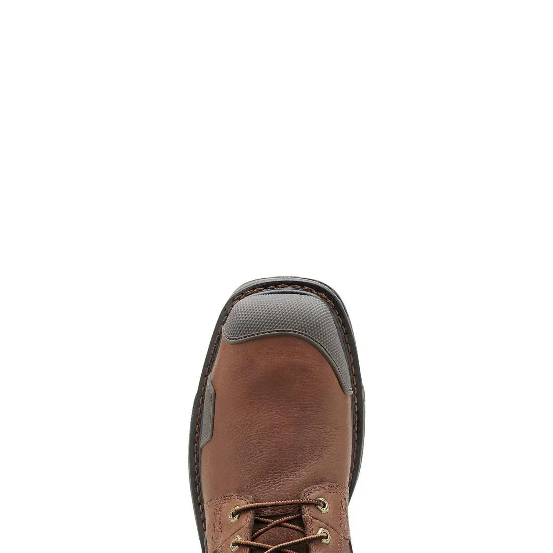 OVERDRIVE 8 INCH COMPOSITETOE WATERPROOF WIDE SQUARE TOE WORK BOOT CHESTNUT BROWN