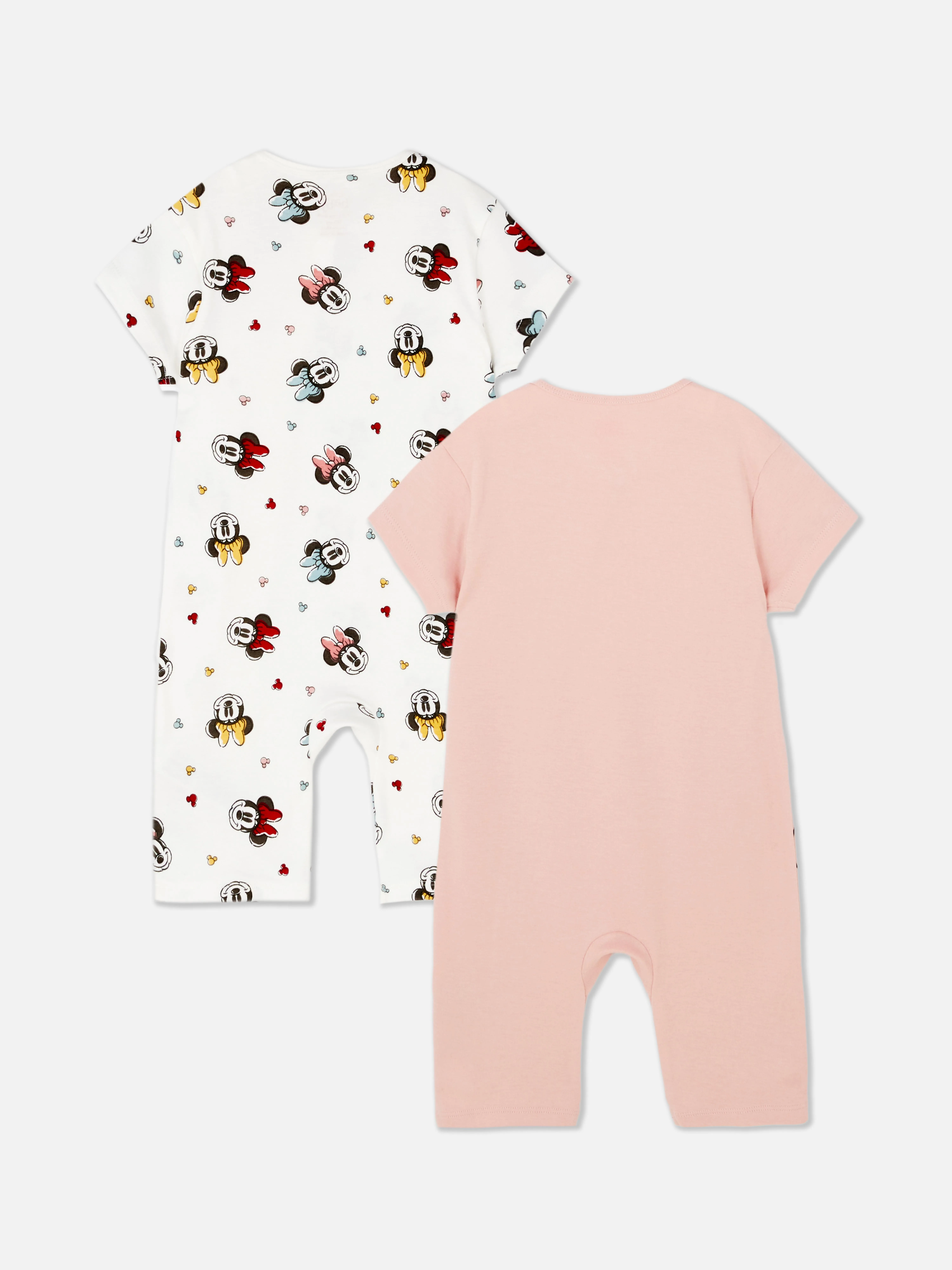 Pack de 2 monos cortos con cremallera de Disney