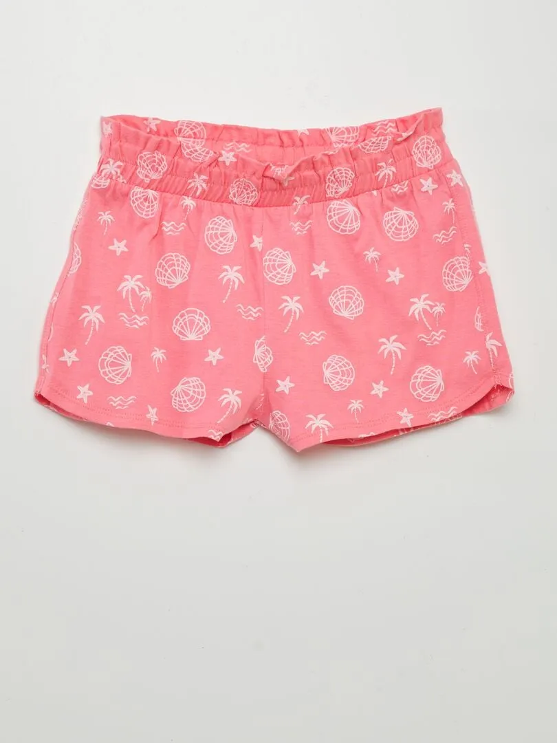 PACK DE 2 SHORTS LIGEROS  2 PIEZAS  ROSA