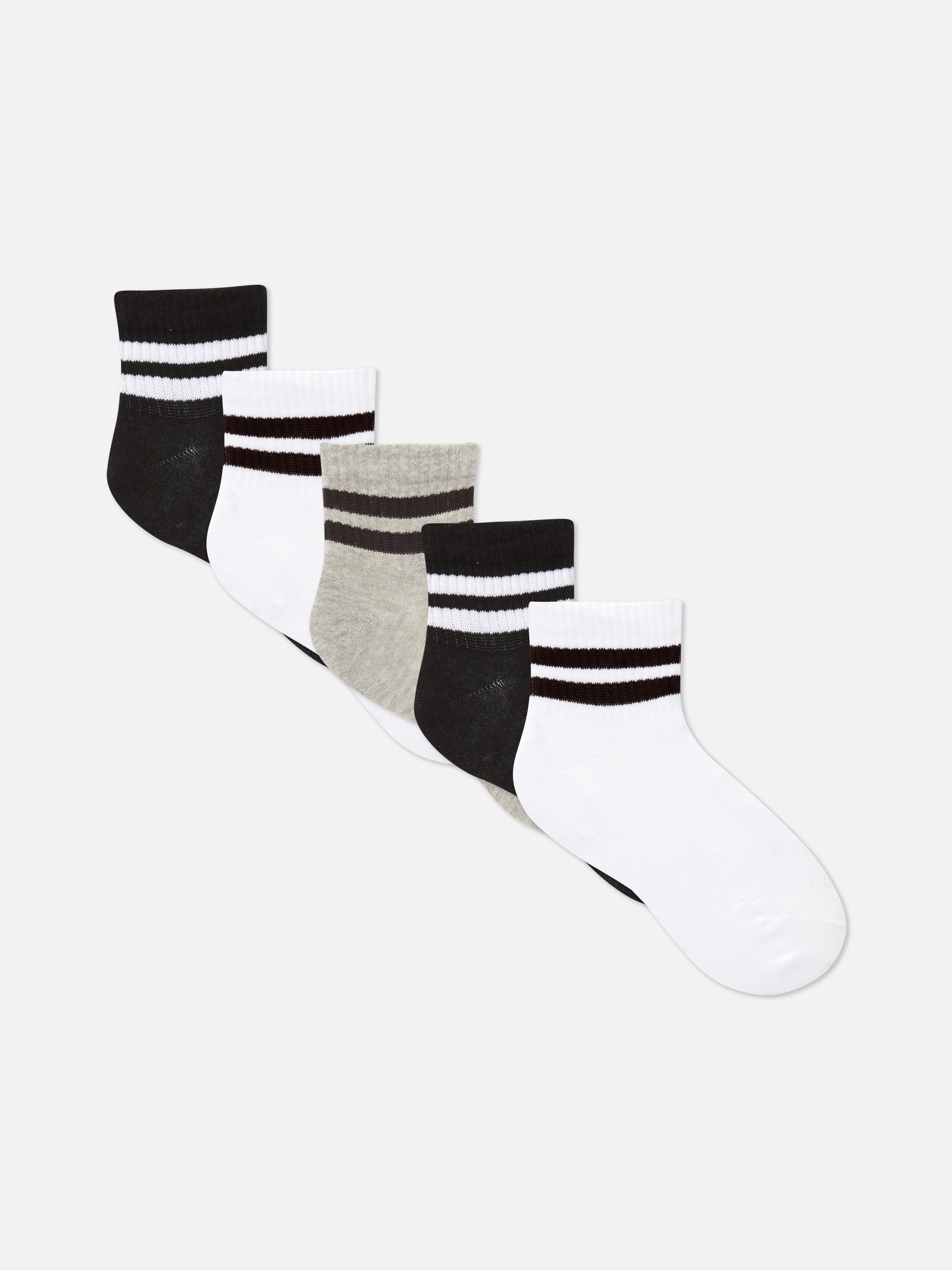Pack de 5 pares de calcetines deportivos tobilleros