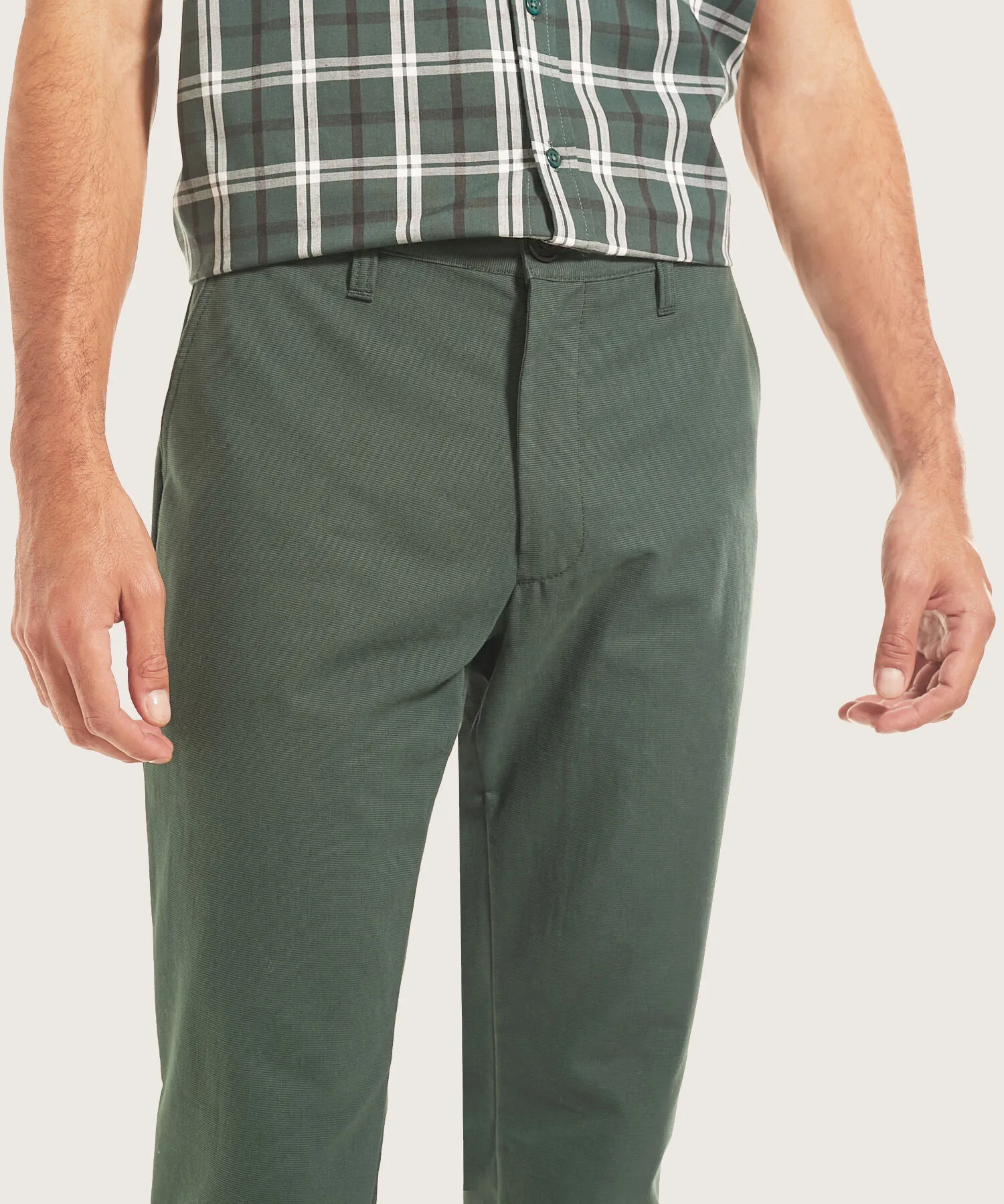 PANTAL&OACUTE;N CHINO UNICOLOR, REGULAR FIT