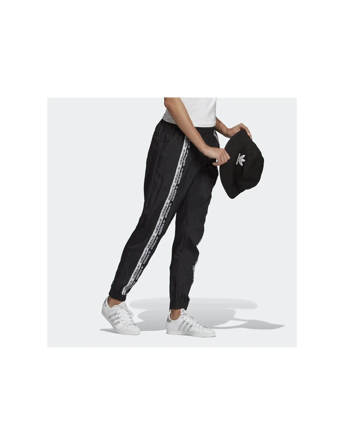 Pantalones adidas Track negro Mujer
