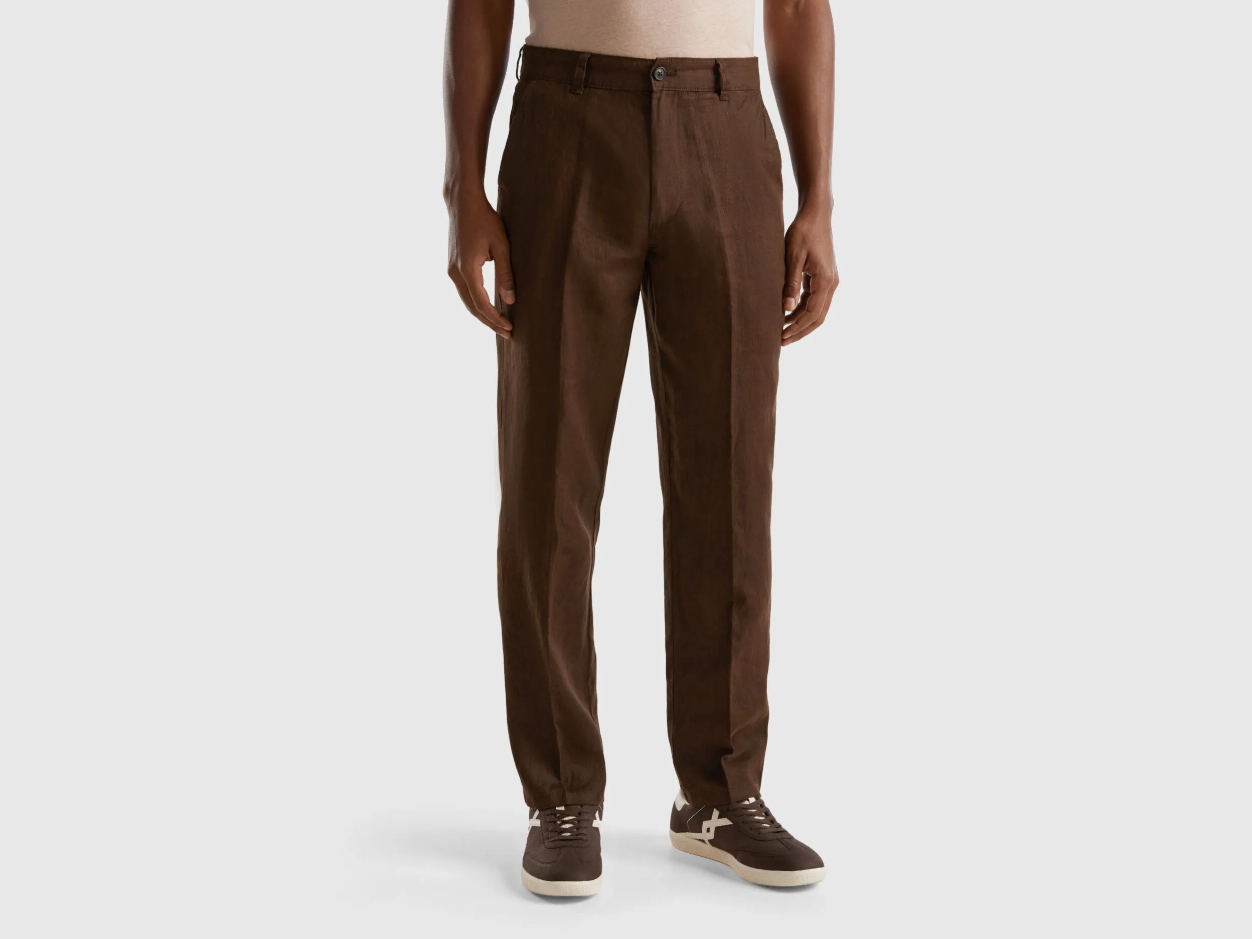 Pantalones chinos de puro lino