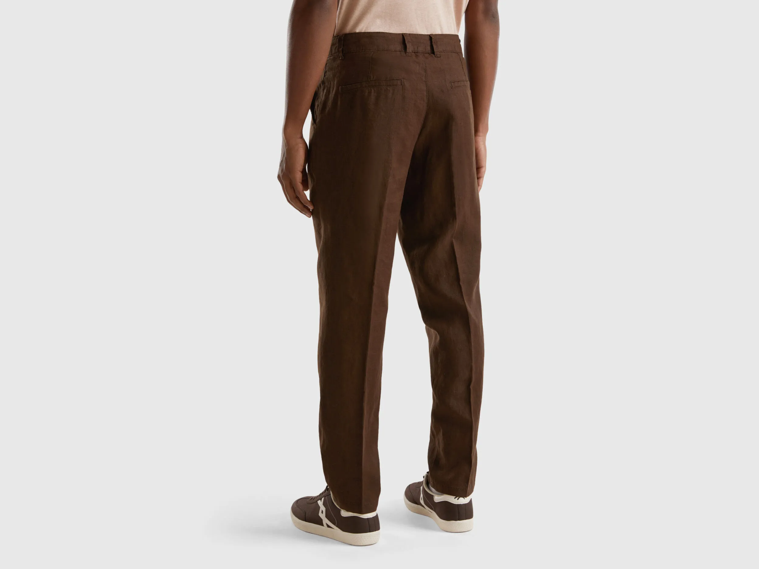 Pantalones chinos de puro lino