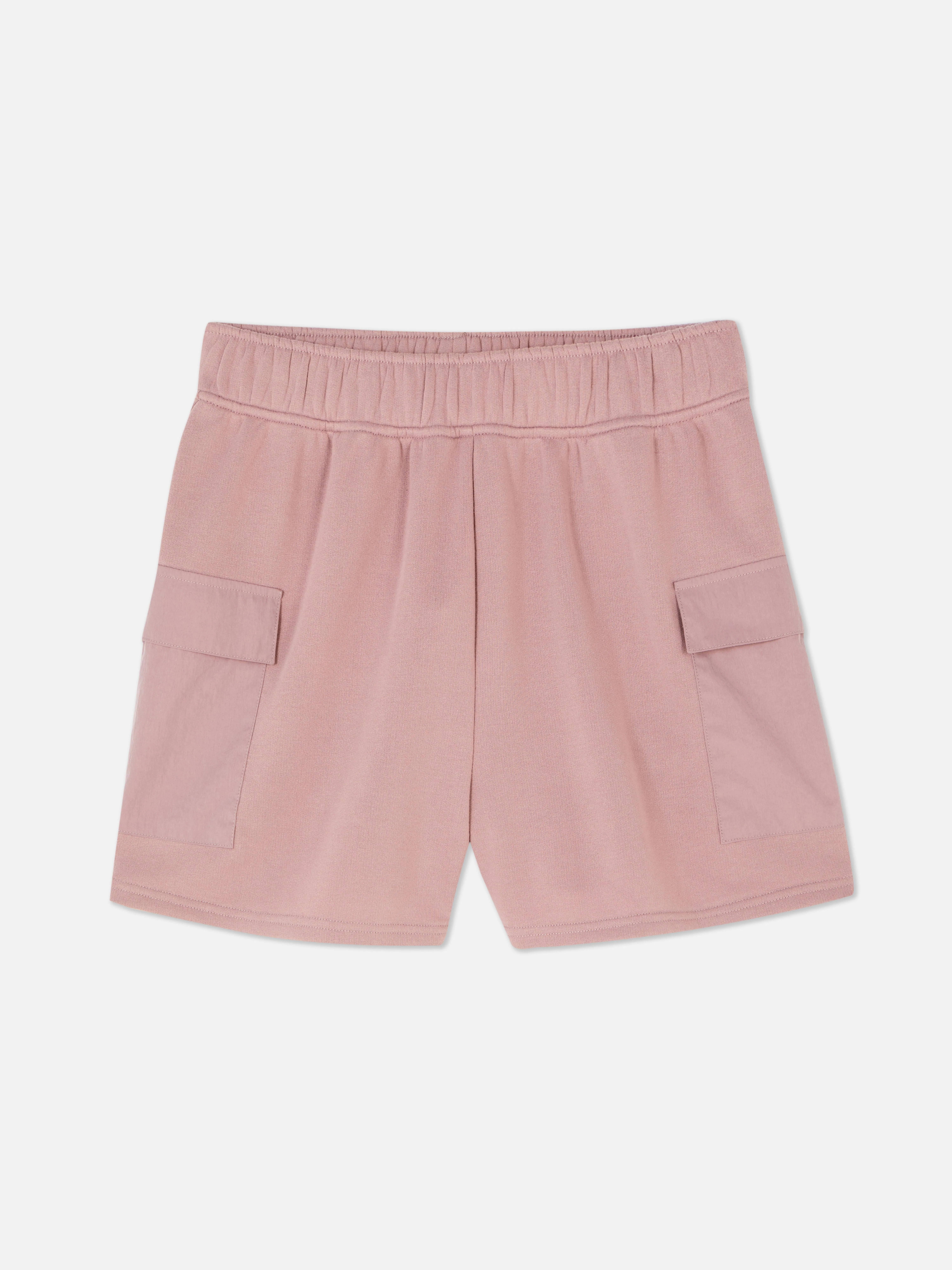 Pantalones cortos cargo de punto