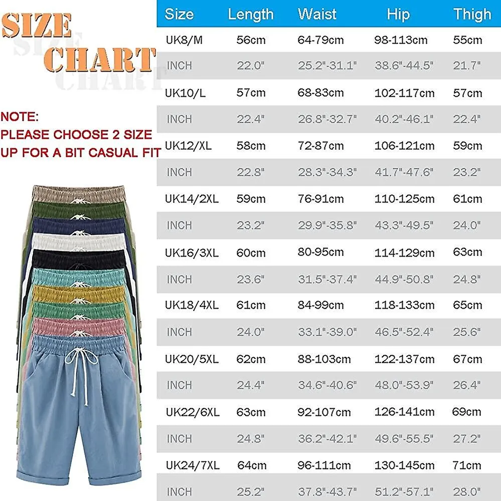 Pantalones cortos de verano casuales para mujer con cordón Cintura elástica Cintura hasta la rodilla Regalo de jersey rizado