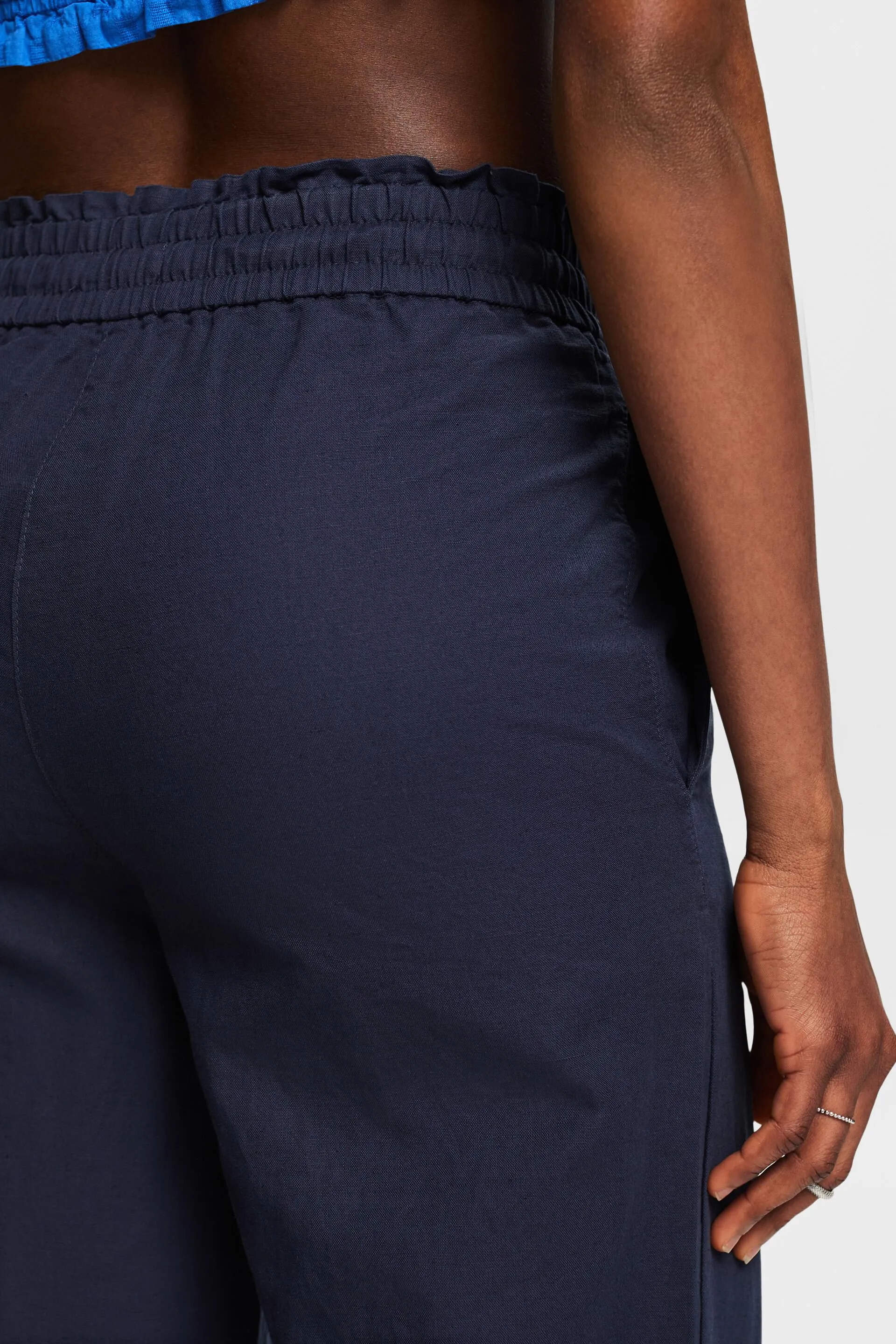 Pantalones de algodón y lino