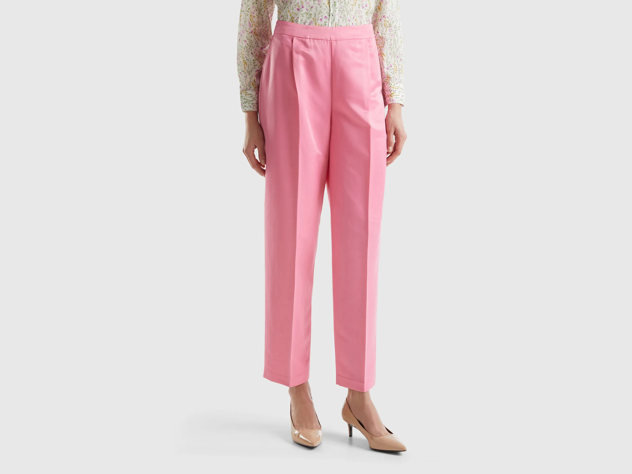 Pantalones de raso