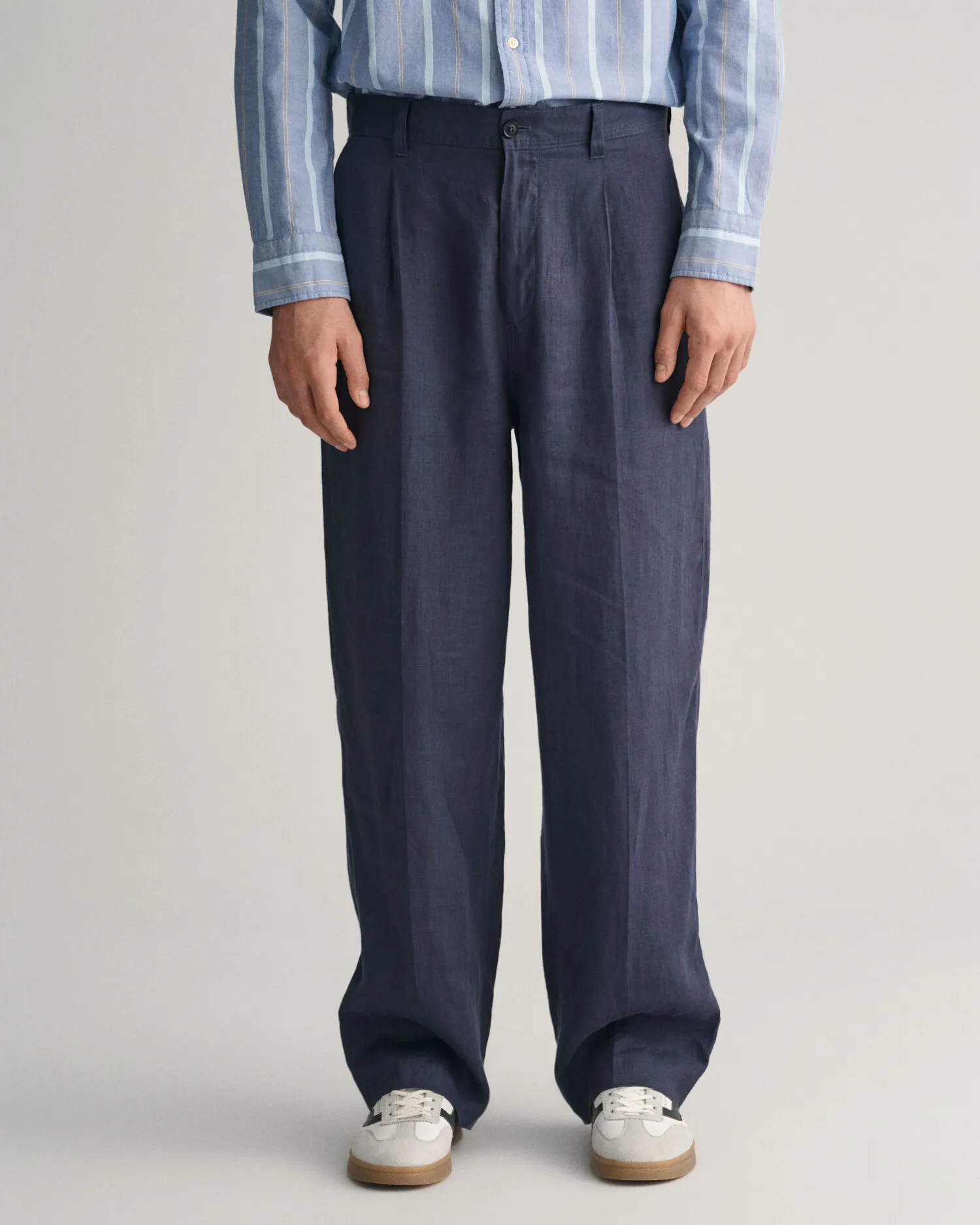 Pantalones de traje de lino