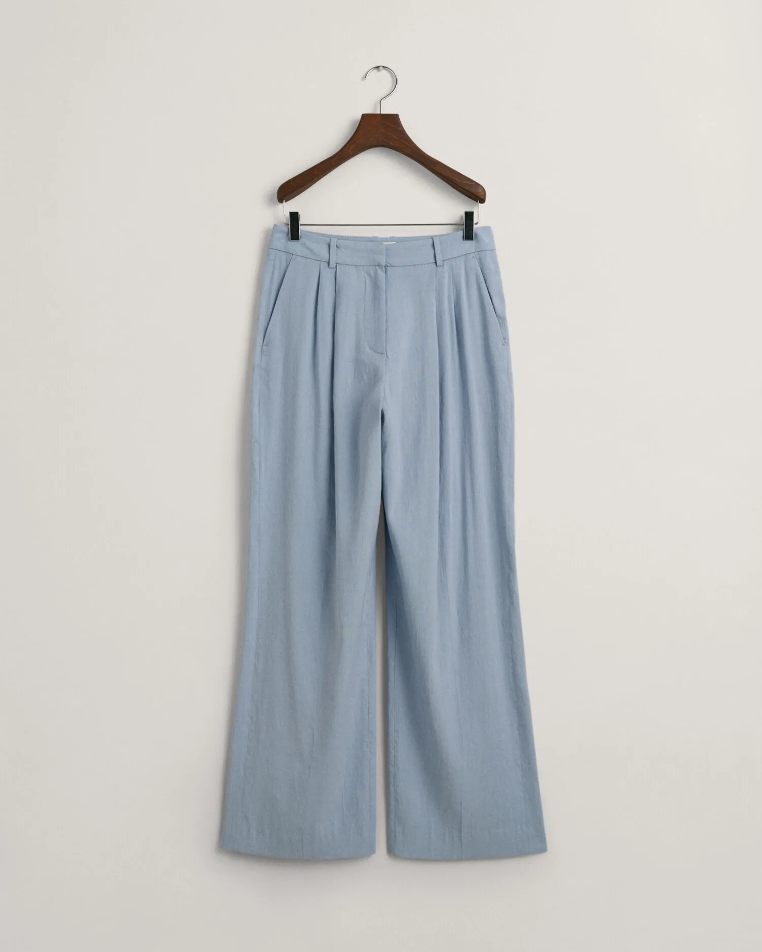 Pantalones de vestir Regular Fit en lino elástico