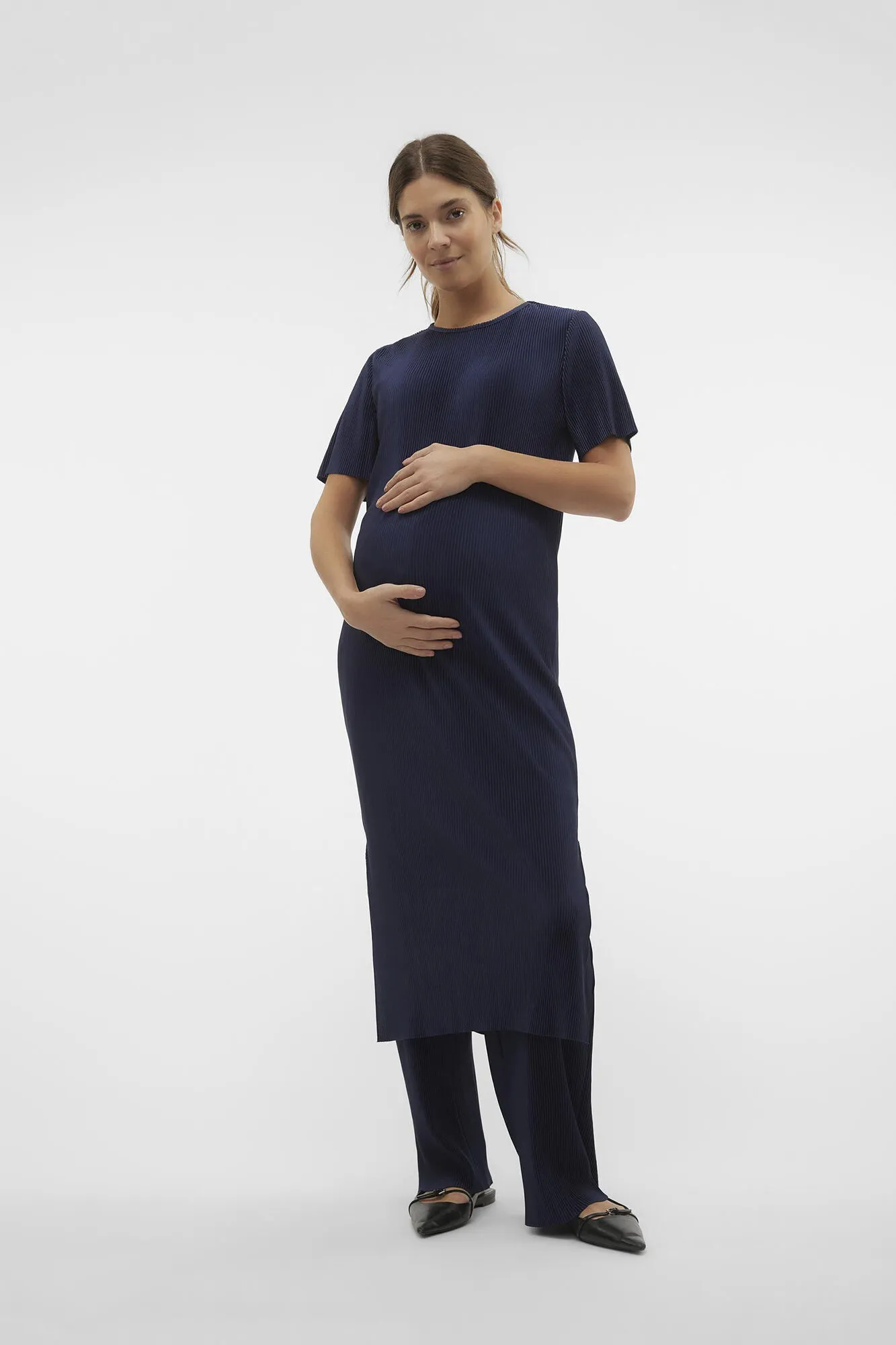 Pantalones maternity corte regular