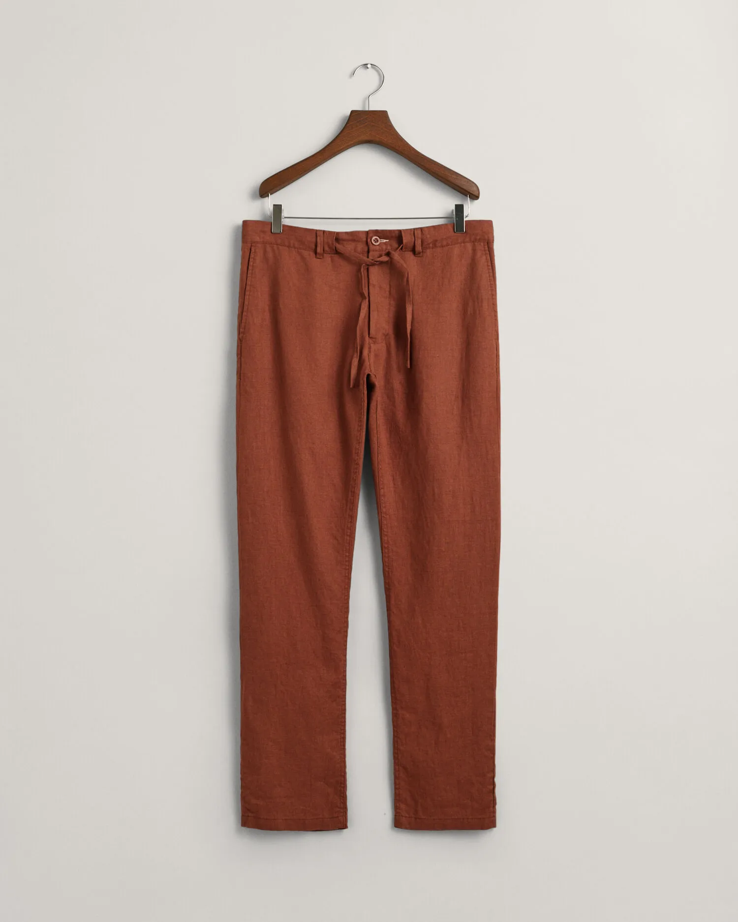 Pantalones Relaxed Fit de lino con cordón ajustable
