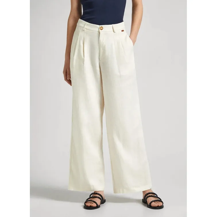 PANTALÓN CULOTTE DE LINO MUJER PEPE JEANS
