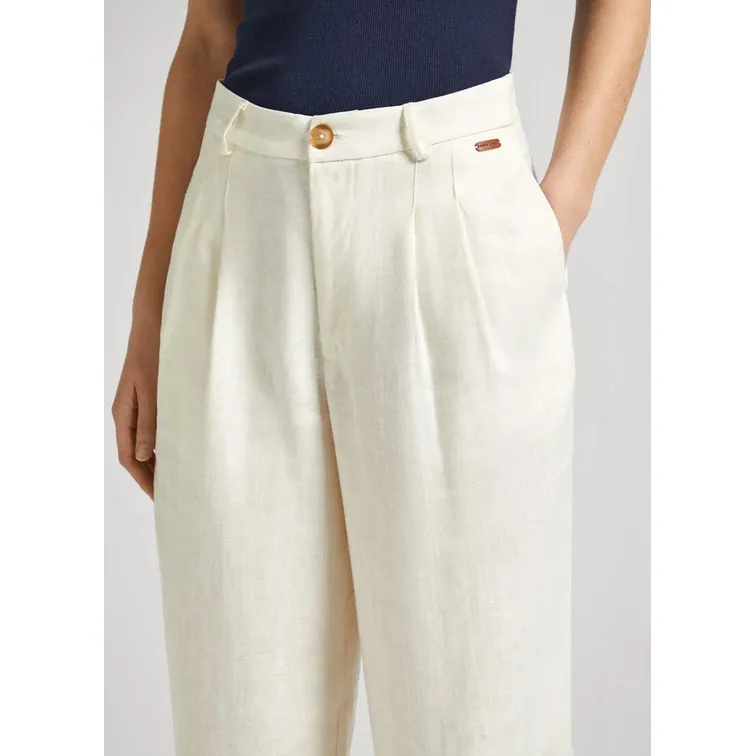 PANTALÓN CULOTTE DE LINO MUJER PEPE JEANS