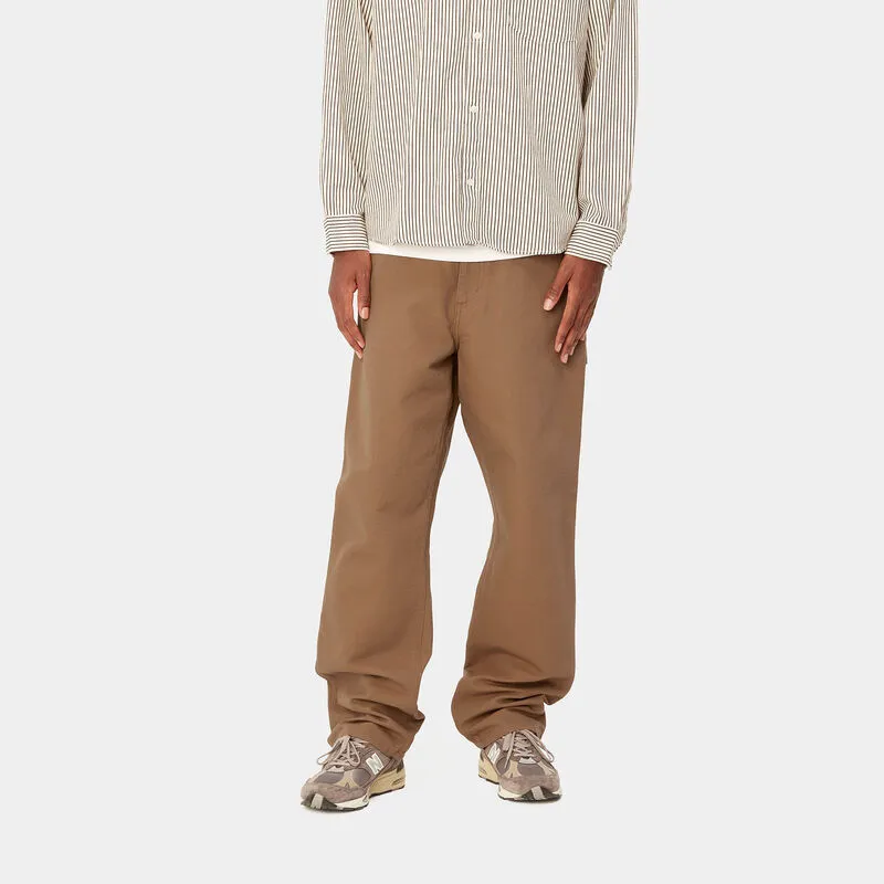 Pantalón Carhartt Marrón Single Knee Pant Hamilton Brown W34 L32