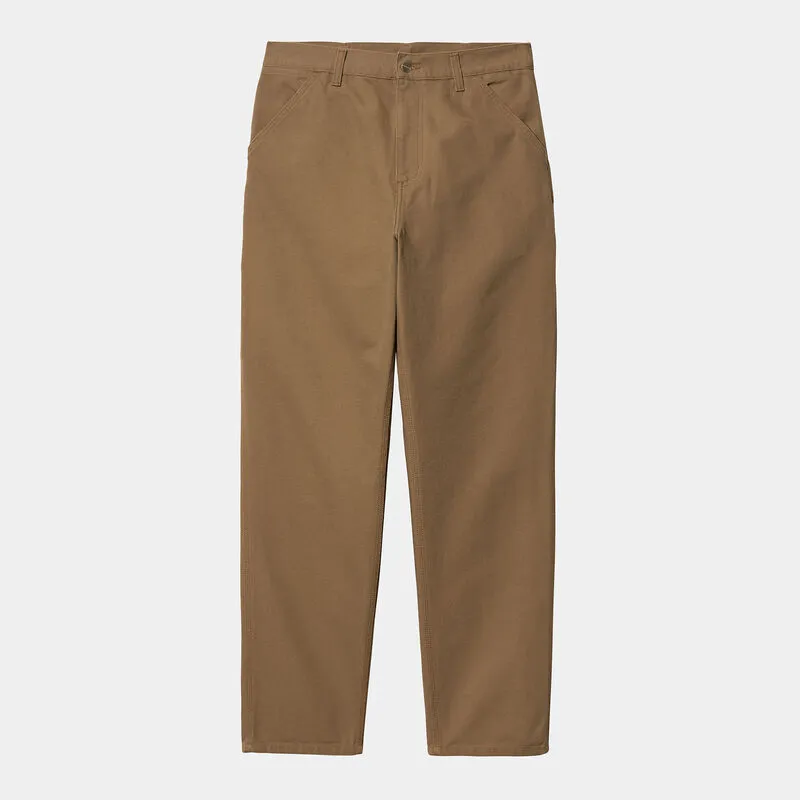 Pantalón Carhartt Marrón Single Knee Pant Hamilton Brown W34 L32