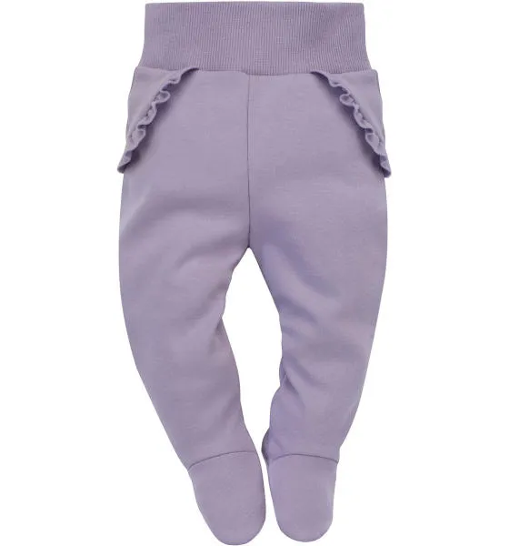 Pantalón de bebé color lavanda colección My garden