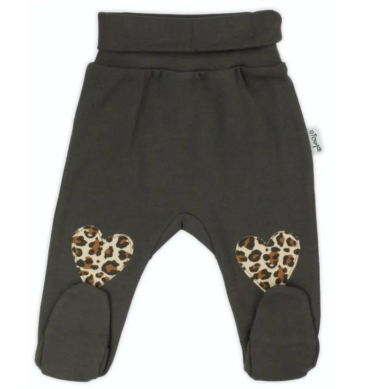 Pantalón de bebé niña con pies colección Mia