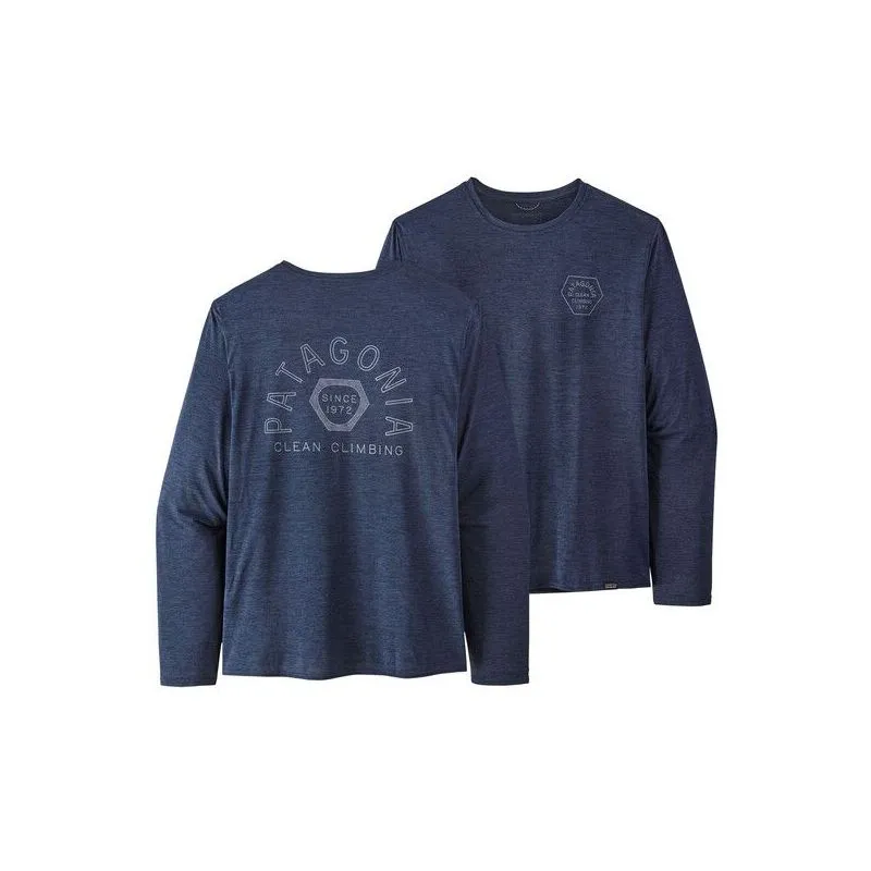 Patagonia Cap Cool Daily (Navy) camiseta de manga larga para hombre