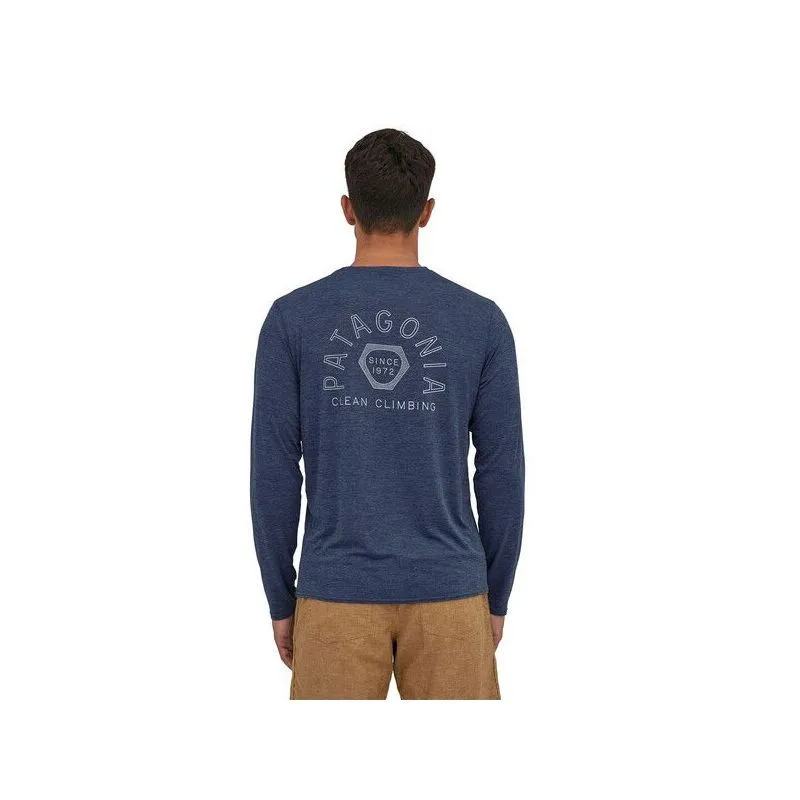 Patagonia Cap Cool Daily (Navy) camiseta de manga larga para hombre