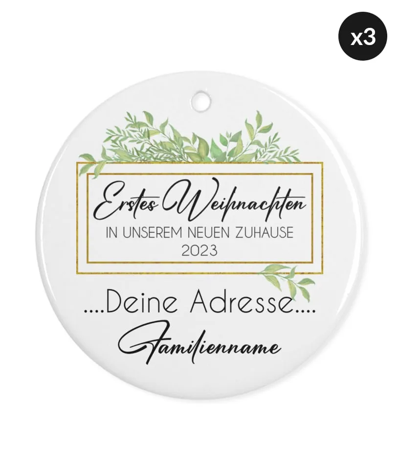 PERSONALISIERTE EDITION  SIEHE 'CAMPAIGN DETAILS' ZUR BESTELLUNG MIT DEINEM EIGENEN QR CODE PLAQUE RONDE DéCORATIVE (PA