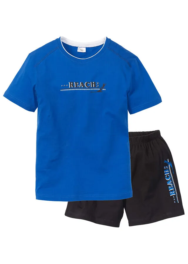 PIJAMA DE VERANO AZULNEGRO