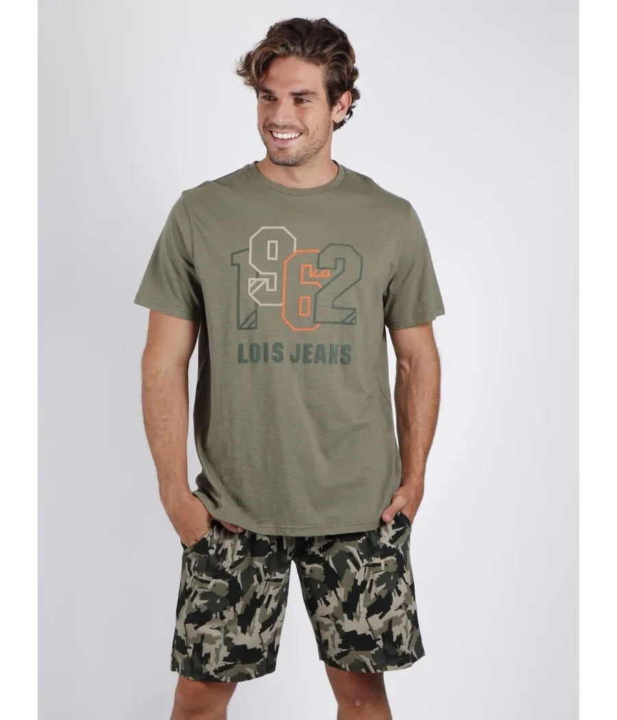 Pijama hombre Brush verano Lois algodón