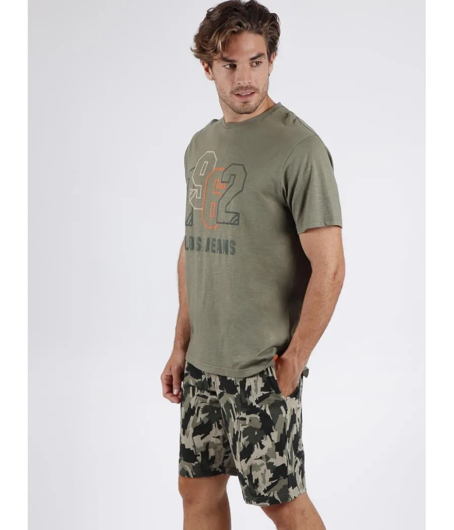 Pijama hombre Brush verano Lois algodón
