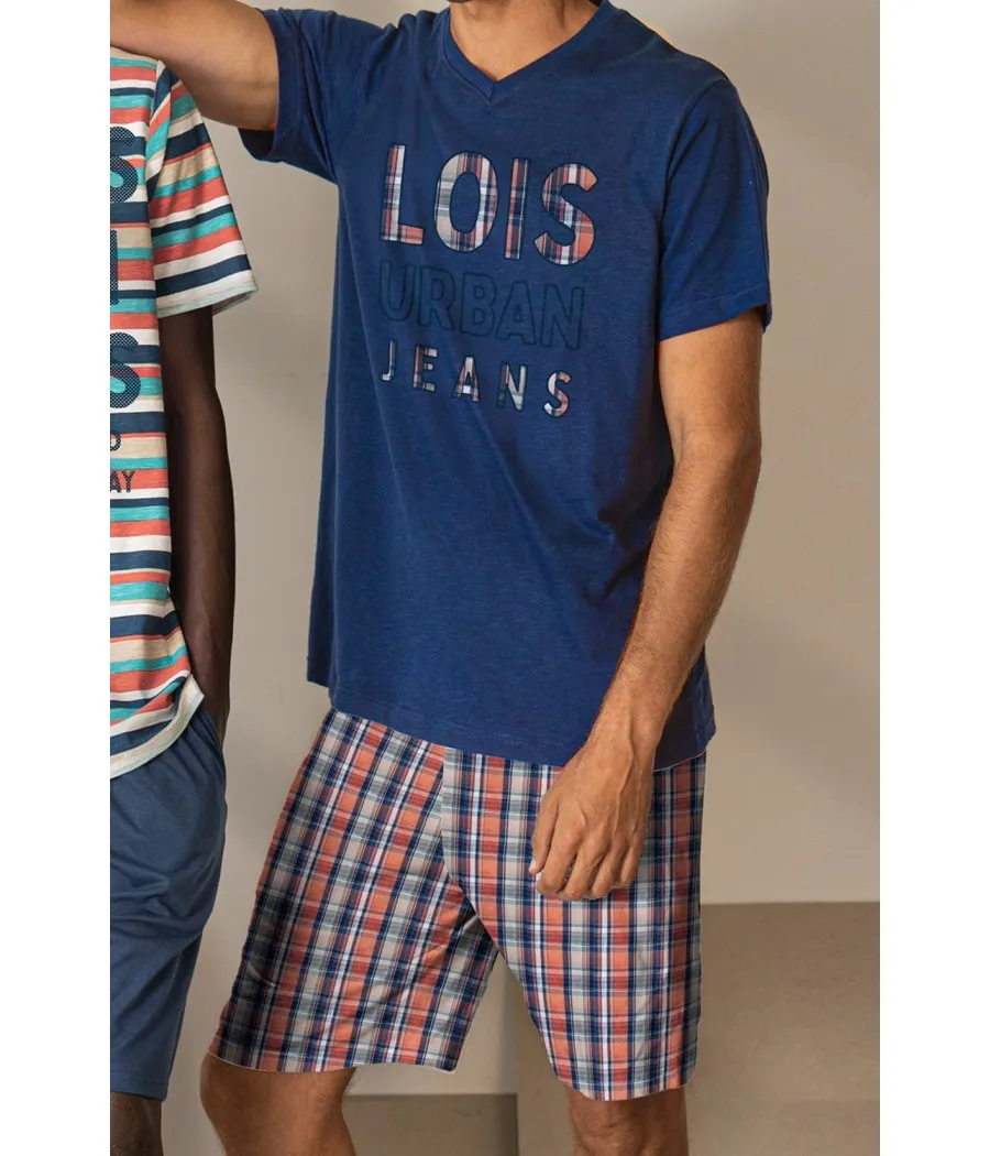 Pijama verano hombre Lois Urban bolsillos