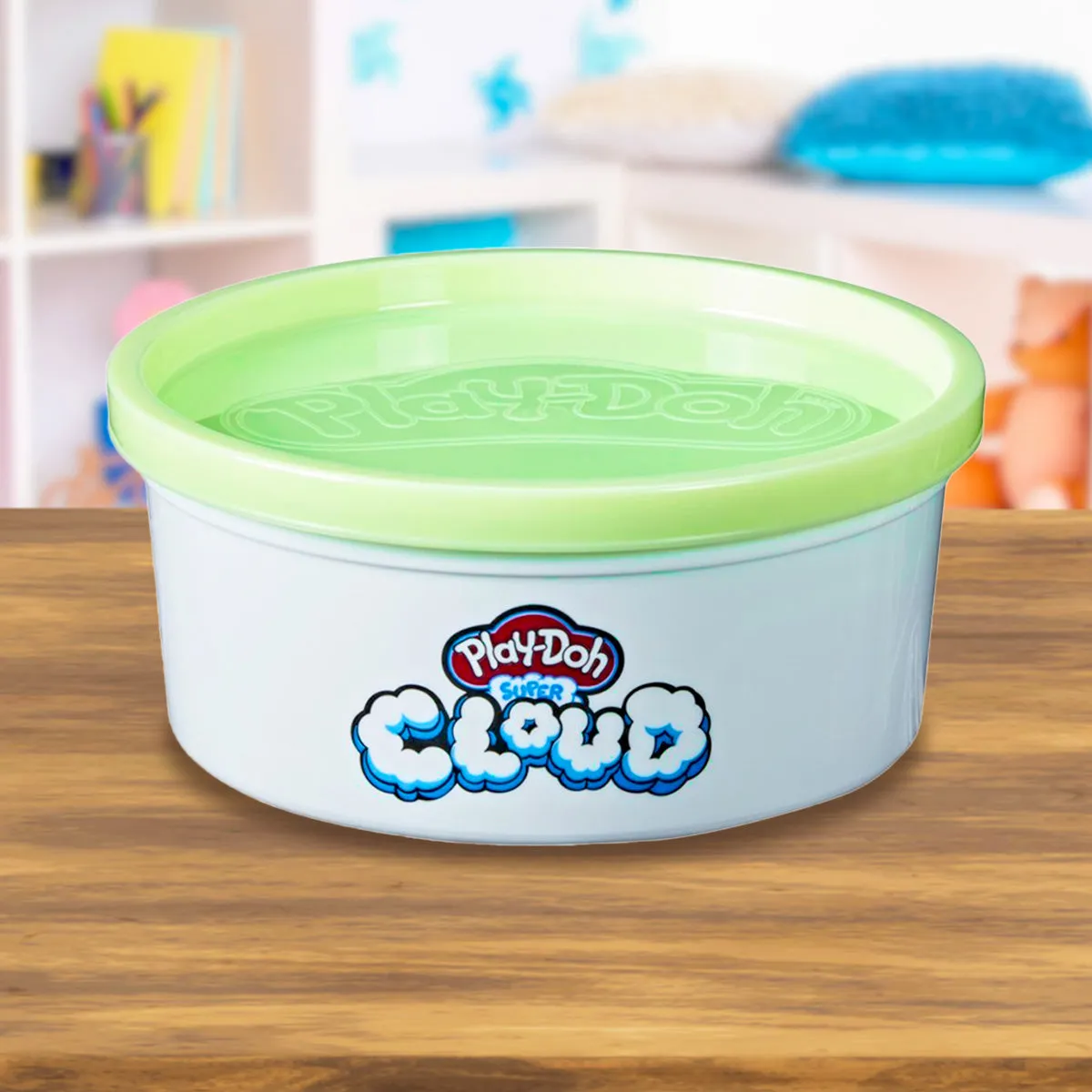 PLAYDOH, SUPER CLOUD, MASA MOLDEABLE COLOR PISTACHE