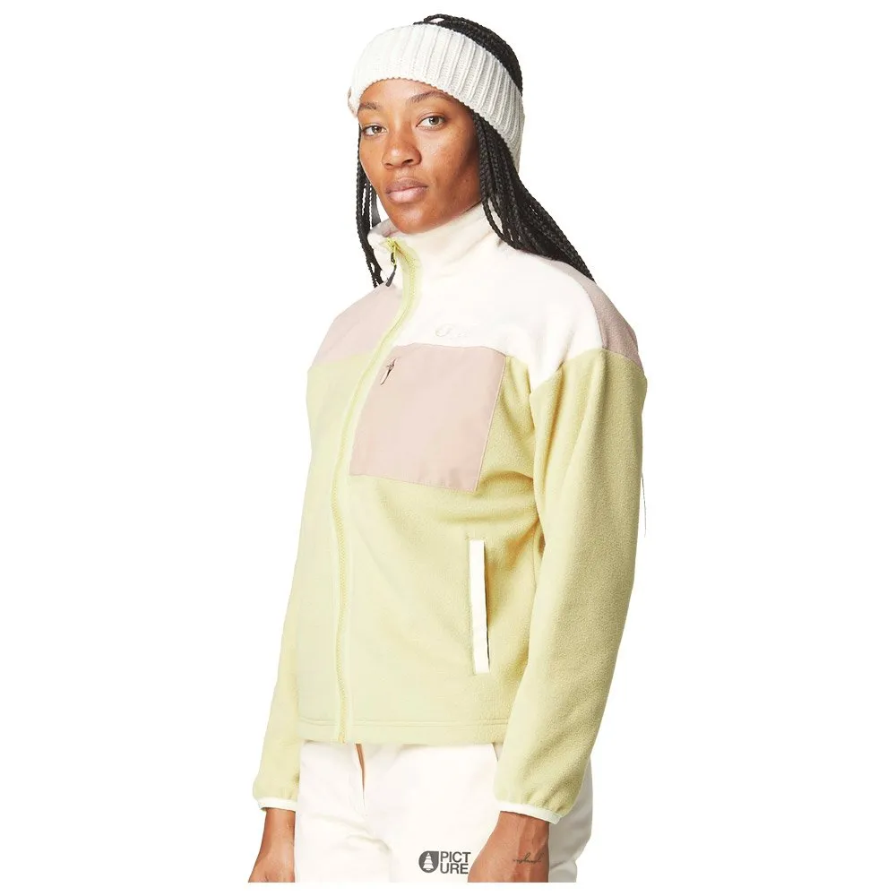 Polar Picture Arcca W Full Zip Fleece Hemp Roebuck Vanilla
