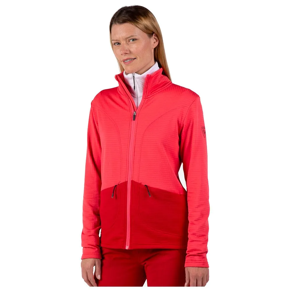 Polar Rossignol W Blackside Fleece Full Zip Tea Rose