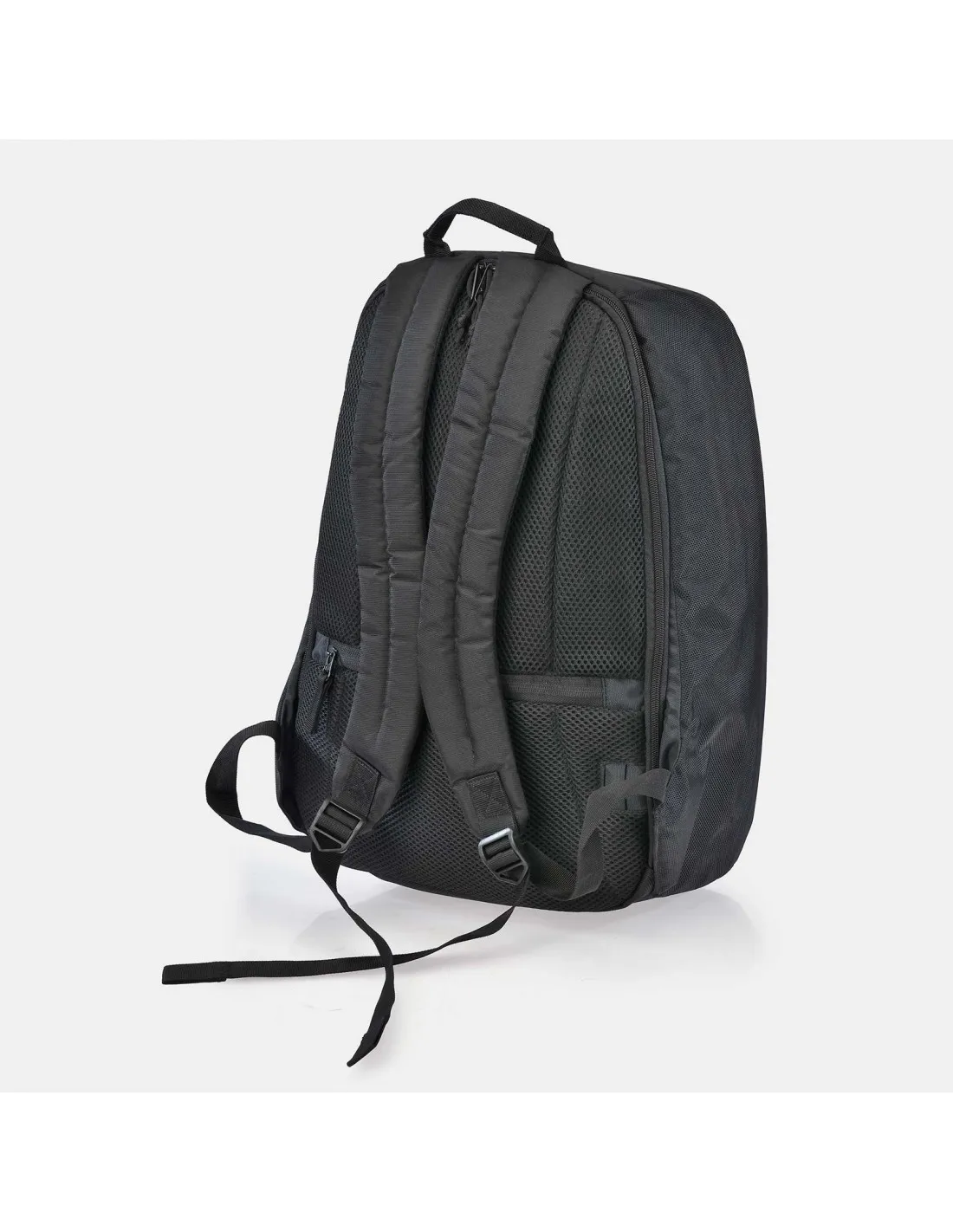 POLICE Mochila semirrígida en Nylon negro acolchado para ordenador