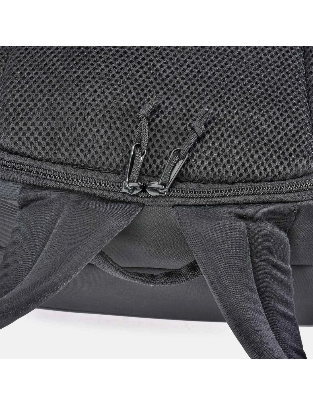 POLICE Mochila semirrígida en Nylon negro acolchado para ordenador