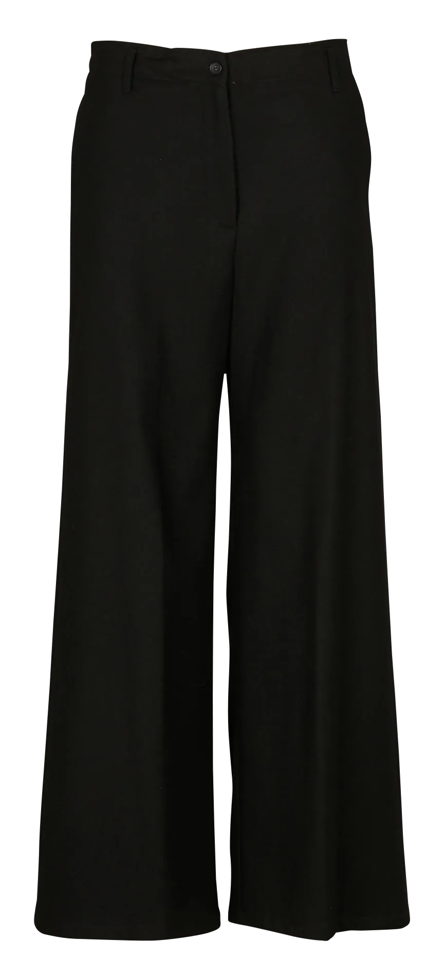 POMEO  PANTALóN RECTO DE TALLE SEMIALTO EN NEGRO